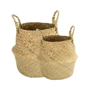 Handmade Rattan Storage Baskets