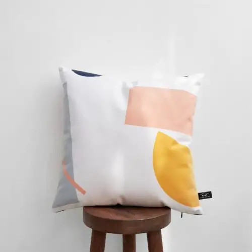 Janie Simple Geometric Cushion Cover