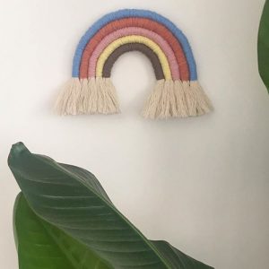 Handmade woven cotton Rainbow