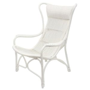 Joshua Rattan Sun Chair - White