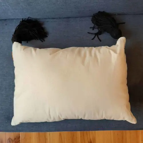 Plumbago aztec range pillows. Pillow reverse plain cotton.