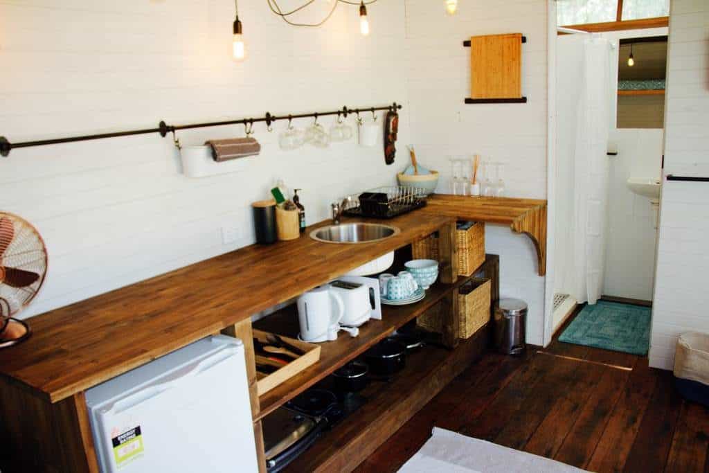 Bungwahl Tiny Container Home Kitchen