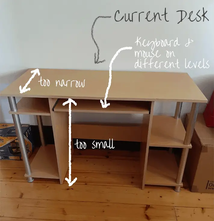 Diy Home Decor Project Old Wooden Desk Upcycled Interiors Made