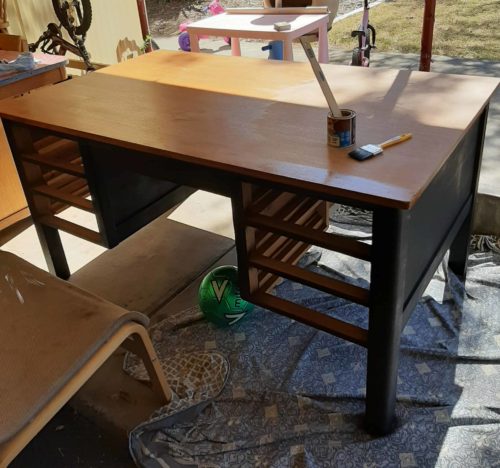 DIY Home Decor Project Old Wooden Desk Upcycled Interiors Made 