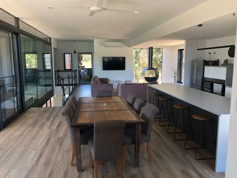 Kaloorup open-plan living room dining and kitchen area