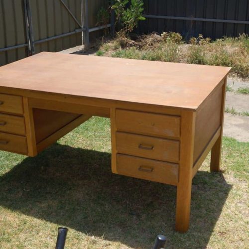 DIY Home Decor Project Old wooden desk upcycled Interiors Made