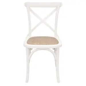 Bentwood Chairs White front view