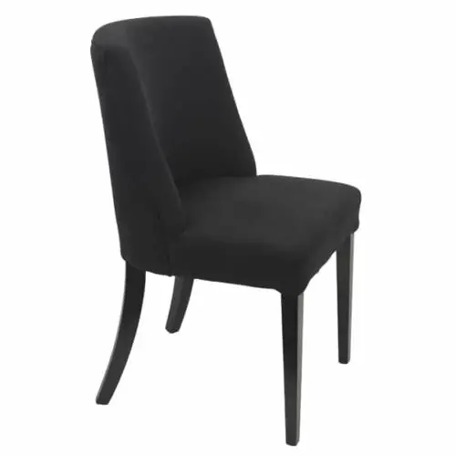 Georgia Chair Black with ring side on view