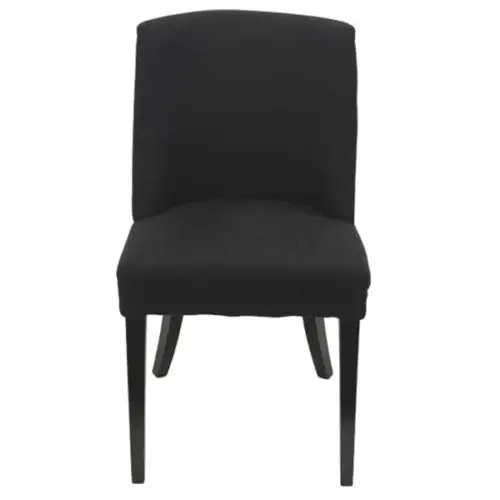 Georgia Chair Black with ring front view