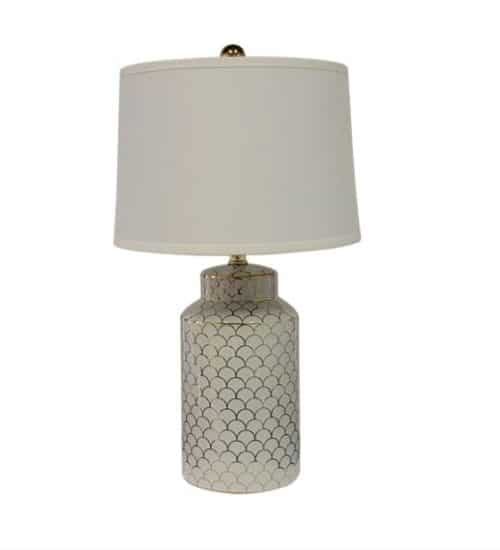 Gold Geo Table Lamp