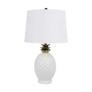 Pineapple White Table Lamp