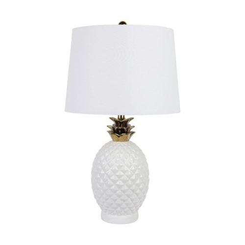 Pineapple White Table Lamp