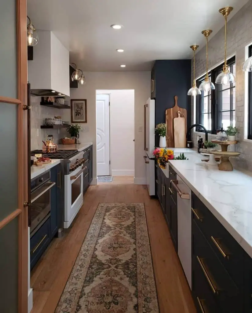 After renovation. Inviting galley kitchen - Kismet House