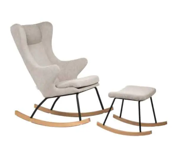 Quax nursing chair and footstool